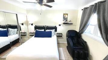 1 slaapkamer, een bureau, een strijkplank/strijkijzer, gratis wifi