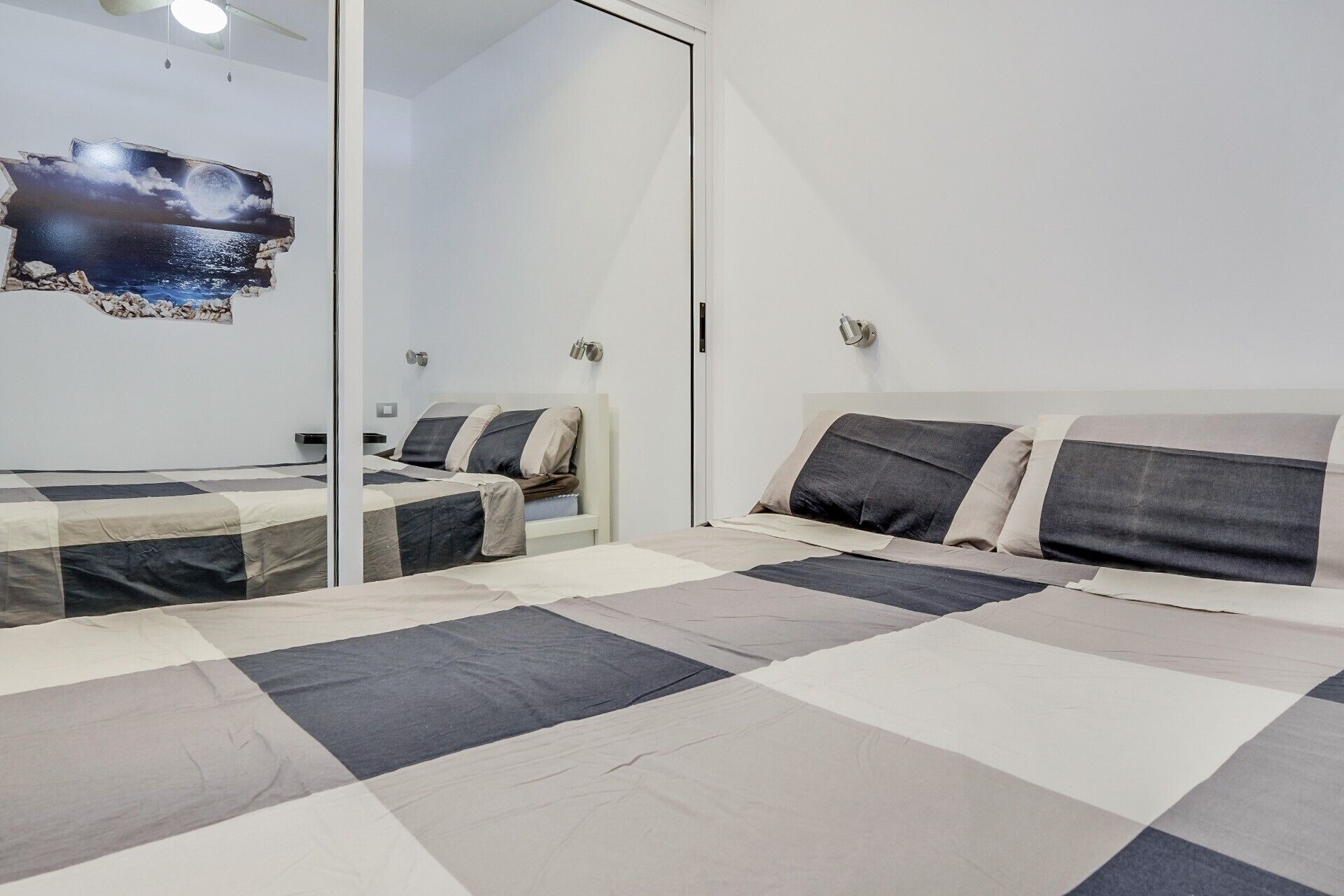 1 dormitorio, tabla de planchar con plancha, wifi gratis y ropa de cama