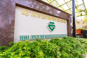 Façade de l’hébergement