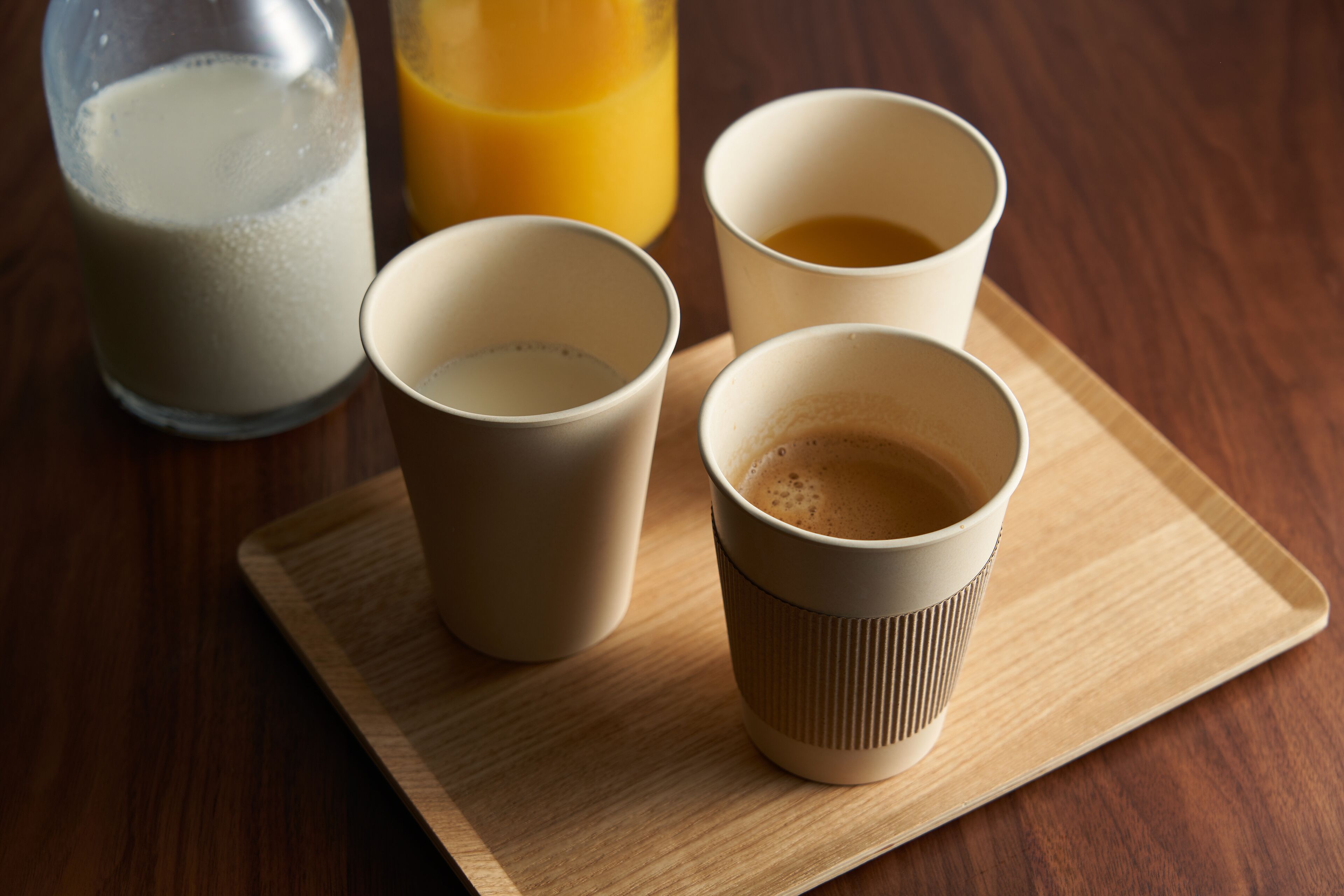 daily continental breakfast (jpy 800 per person)