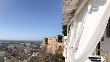 Blick von der Unterkunft