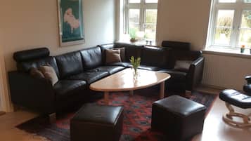 Cottage, 6 Bedrooms, Terrace | Living area | Flat-screen TV