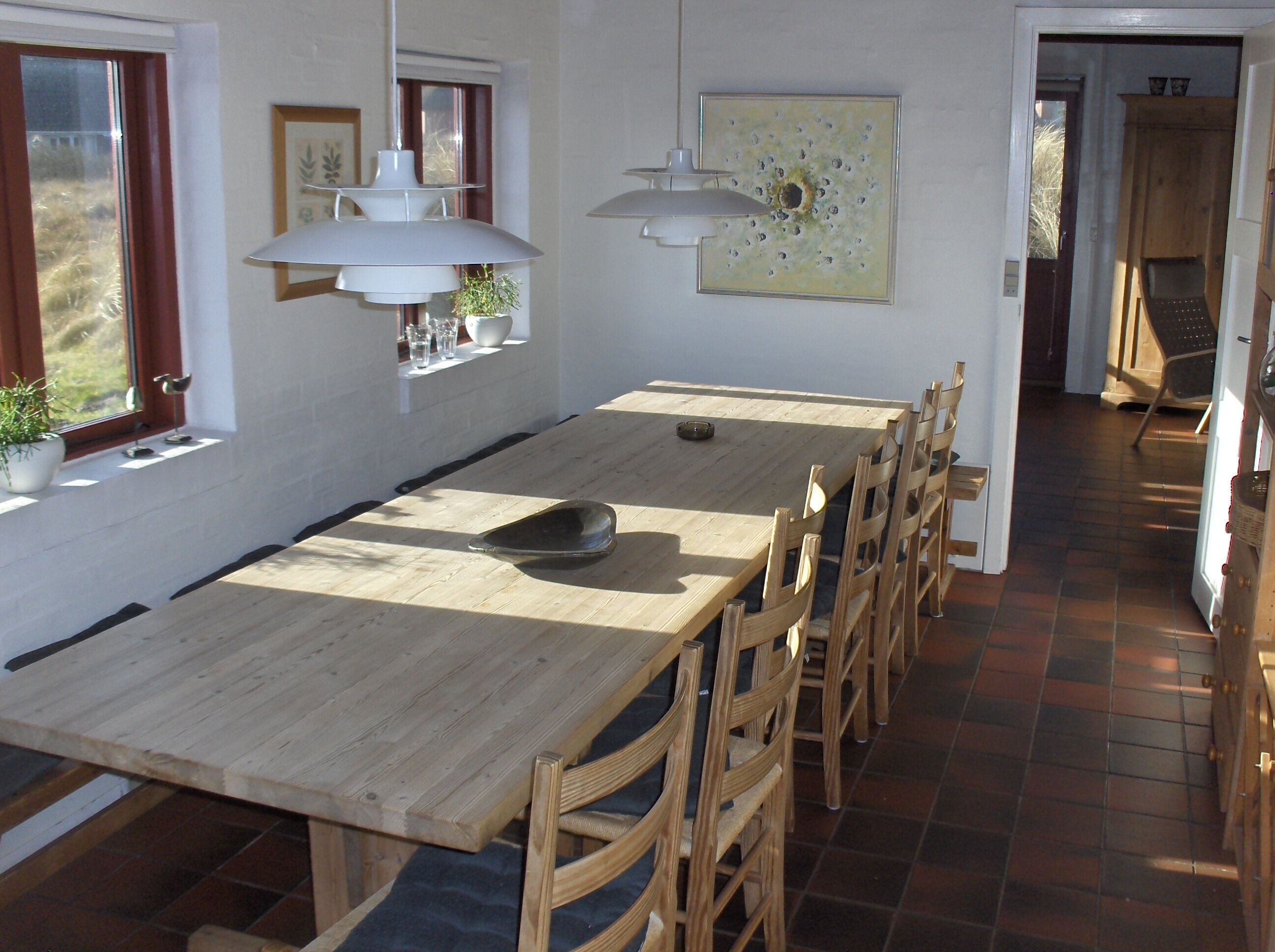 Ferienhaus, 3 Schlafzimmer, Terrasse | Essbereich im Zimmer