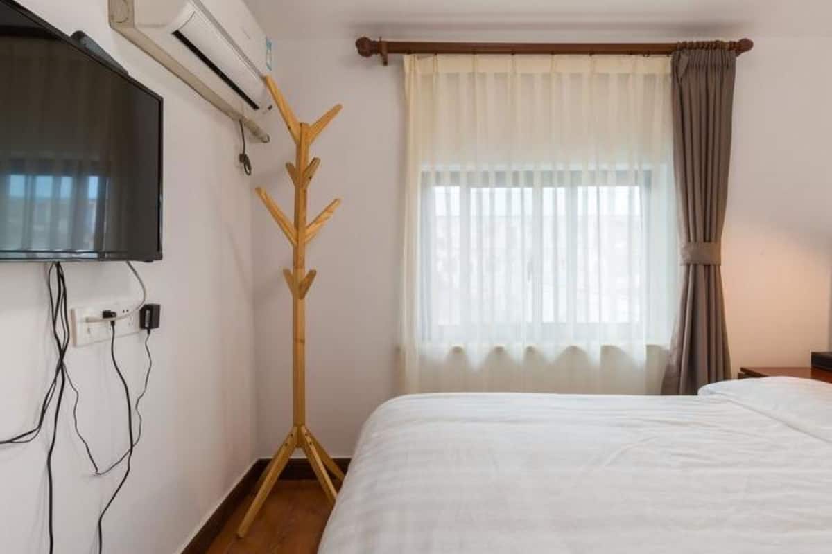 ห้องดีลักซ์ดับเบิล | Wi-Fi ฟรี, ผ้าปูที่นอน