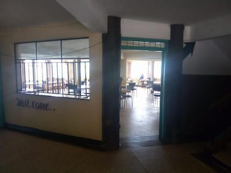 Interior entrance. Goodmorning Hotel