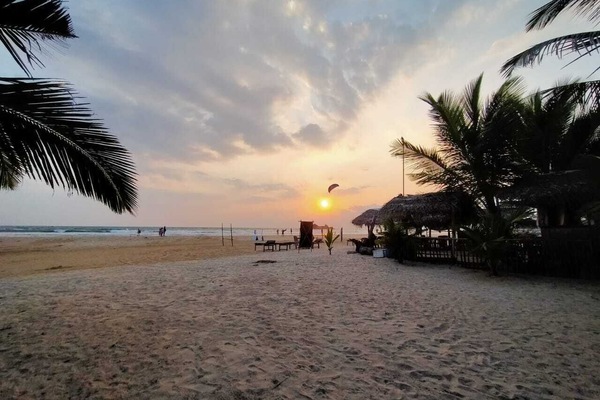 Habitación doble de lujo, para no fumadores, vista al océano | Vista a la playa o el mar