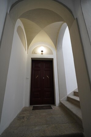 Interior entrance