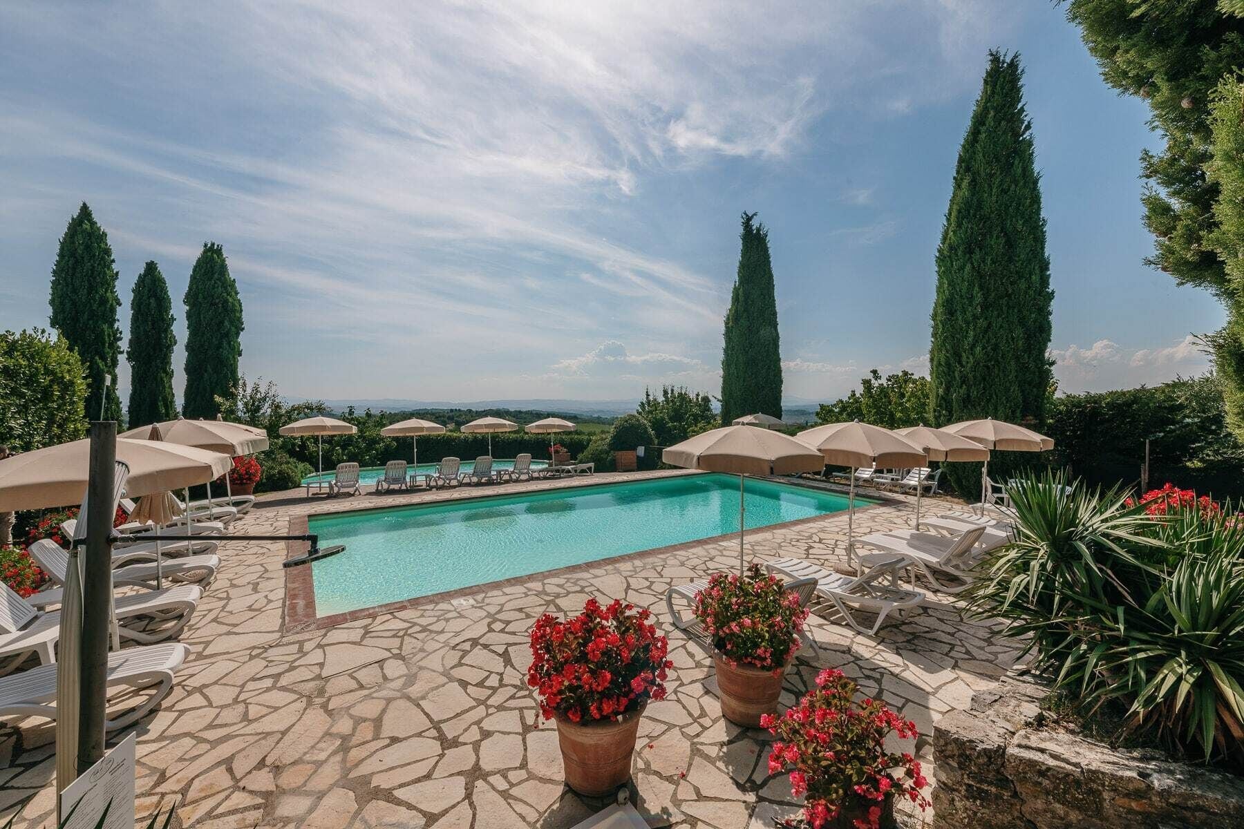 Indoor pool, outdoor pool