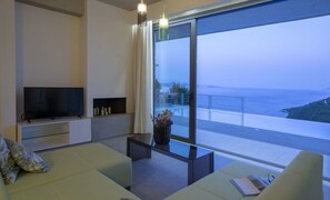 Living area - Villa Fyki (Lefkada)