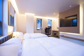 Annex Building Family Suite (Randomly Selected) | Blackout drapes, iron/ironing board, free WiFi, bed sheets - UH Suite The Jongno (Seoul)