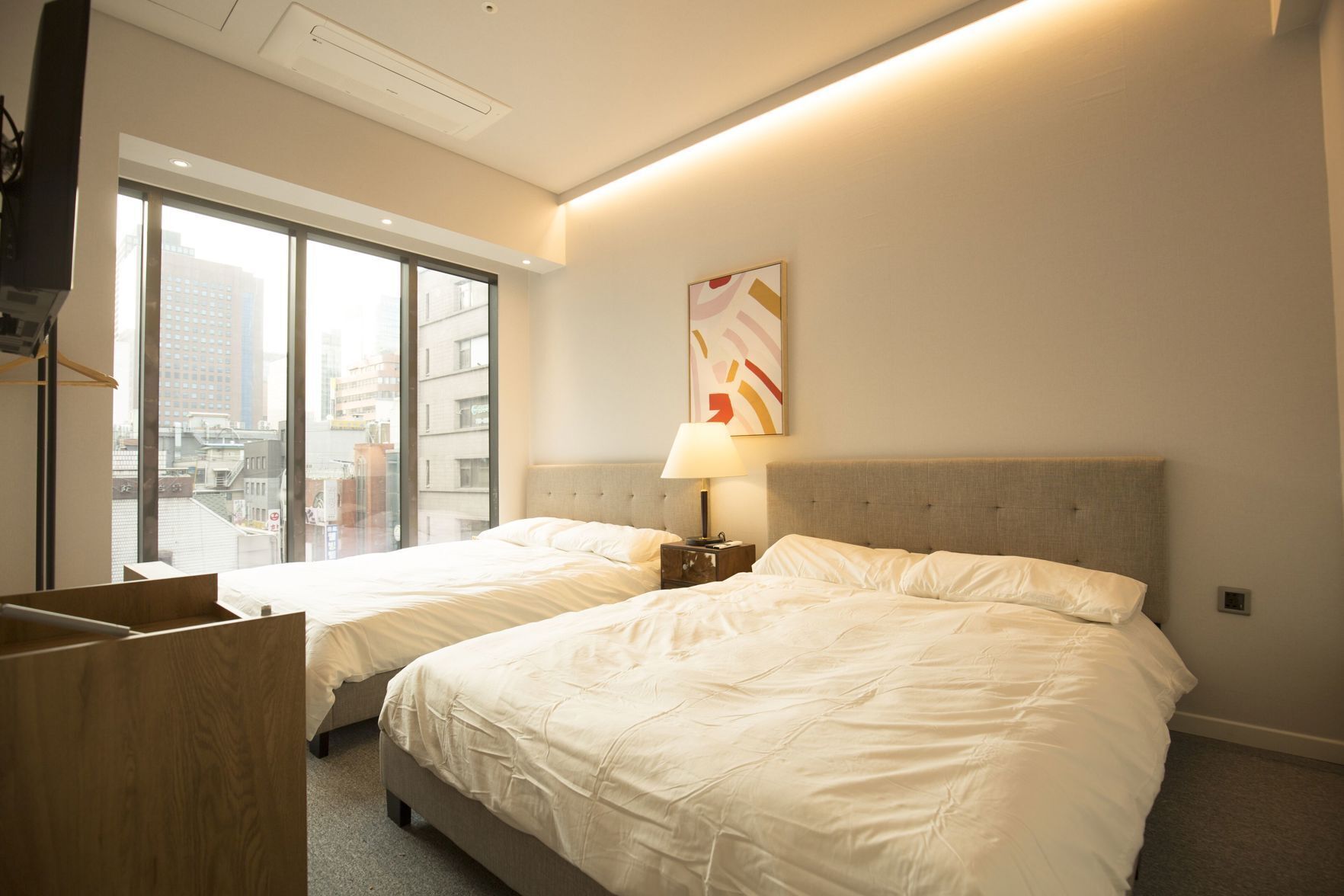 Espace de travail pour ordinateur portable, rideaux occultants