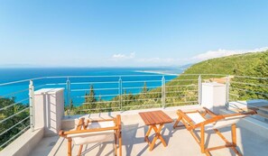 Villa, 3 Bedrooms, Private Pool, Sea View | Balcony view