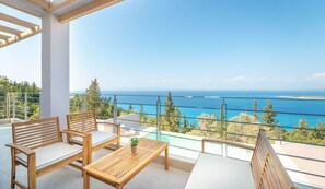Villa, 3 Bedrooms, Private Pool, Sea View | Balcony