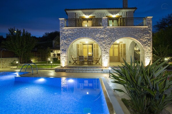 Front of property – evening/night