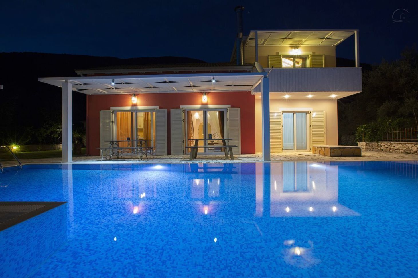 Front of property – evening/night