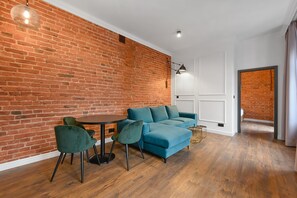 Appartement Deluxe, balcon (1) | Salle de séjour