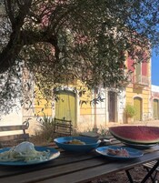 Daily self-serve breakfast (EUR 4 per person)