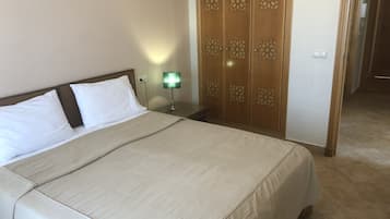 Apartment, 1 Bedroom | 2 bedrooms, in-room safe, iron/ironing board, free WiFi