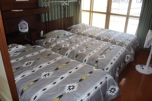 3 bedrooms, desk, iron/ironing board, free WiFi