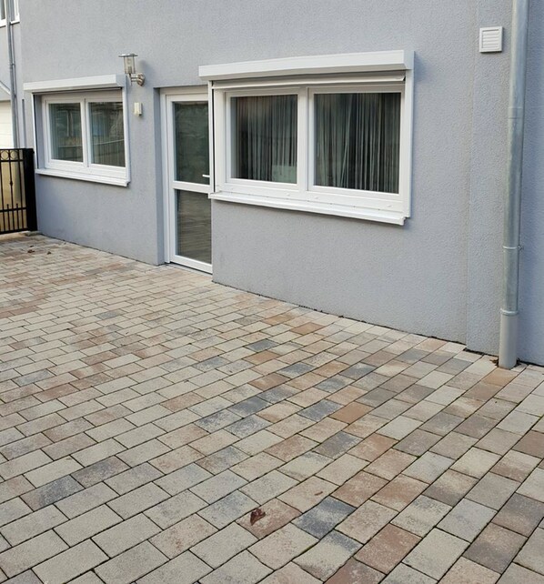 Apartment (9) | Terrace/patio - Ferienwohnungen Fritsche-Edelfingen (Bad Mergentheim)