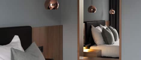 Chambre Double Standard, 1 trÚs grand lit, non-fumeurs | Literie de qualité supérieure, minibar, coffres-forts dans les chambres