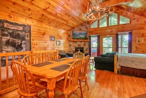 Huisje, meerdere bedden, hot tub