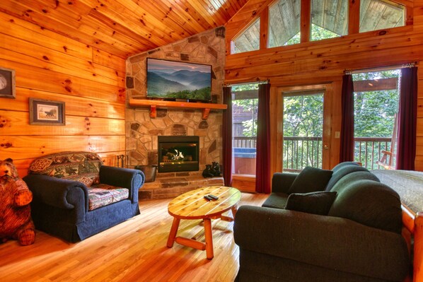 Huisje, meerdere bedden, hot tub