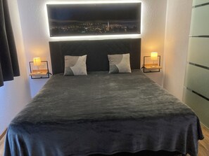 1 bedroom, travel crib, free WiFi, bed sheets