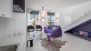 Deluxe Double Room | Living room | Flat-screen TV - Fantastic Duplex In Famous Jaffa Area (Tel Aviv)