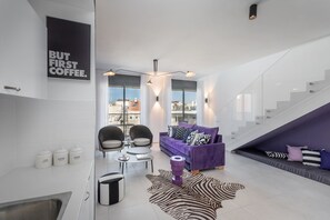 Deluxe Double Room | Living room | Flat-screen TV - Fantastic Duplex In Famous Jaffa Area (Tel Aviv)