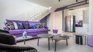 Deluxe Double Room | Living room | Flat-screen TV - Fantastic Duplex In Famous Jaffa Area (Tel Aviv)