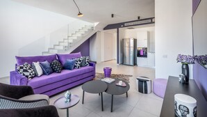 Deluxe Double Room | Living room | Flat-screen TV - Fantastic Duplex In Famous Jaffa Area (Tel Aviv)