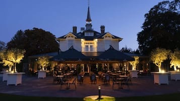 Front of property – evening/night