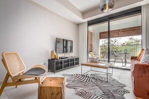 Luxury Apartment | Living area - Stylish New 2BR Jaffa Near Setai Hotel (Tel Aviv)