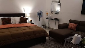 Studio – deluxe | Ekstrasenger (mot et tillegg), wi-fi (inkludert) og sengetøy