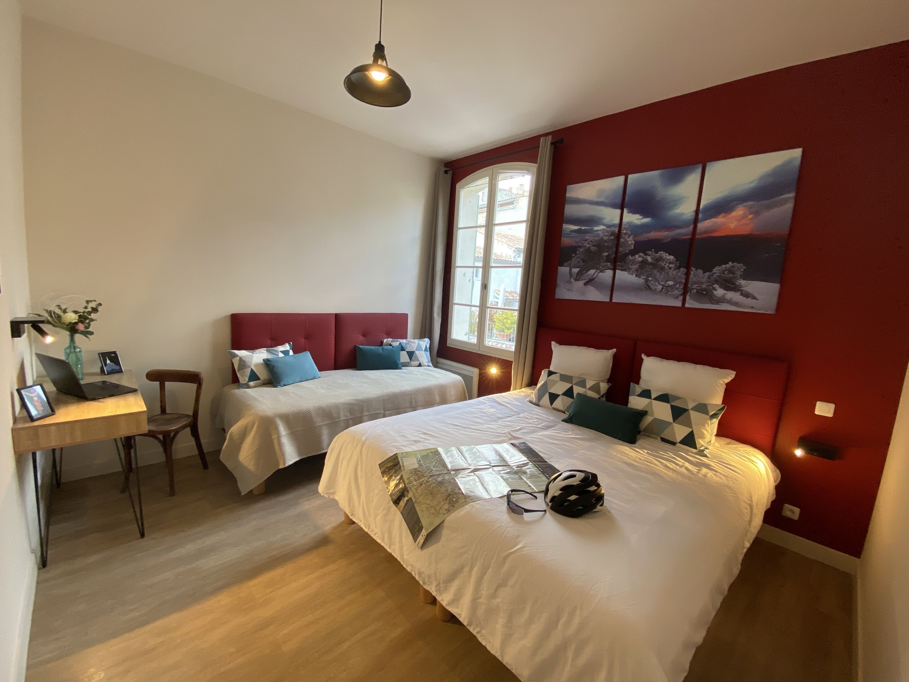 Premium bedding, soundproofing, iron/ironing board (on request)