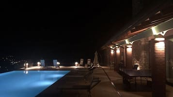 屋外プール、温水プール