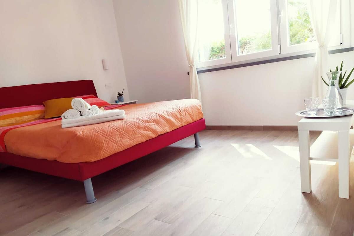 Down comforters, blackout drapes, iron/ironing board, WiFi (free)