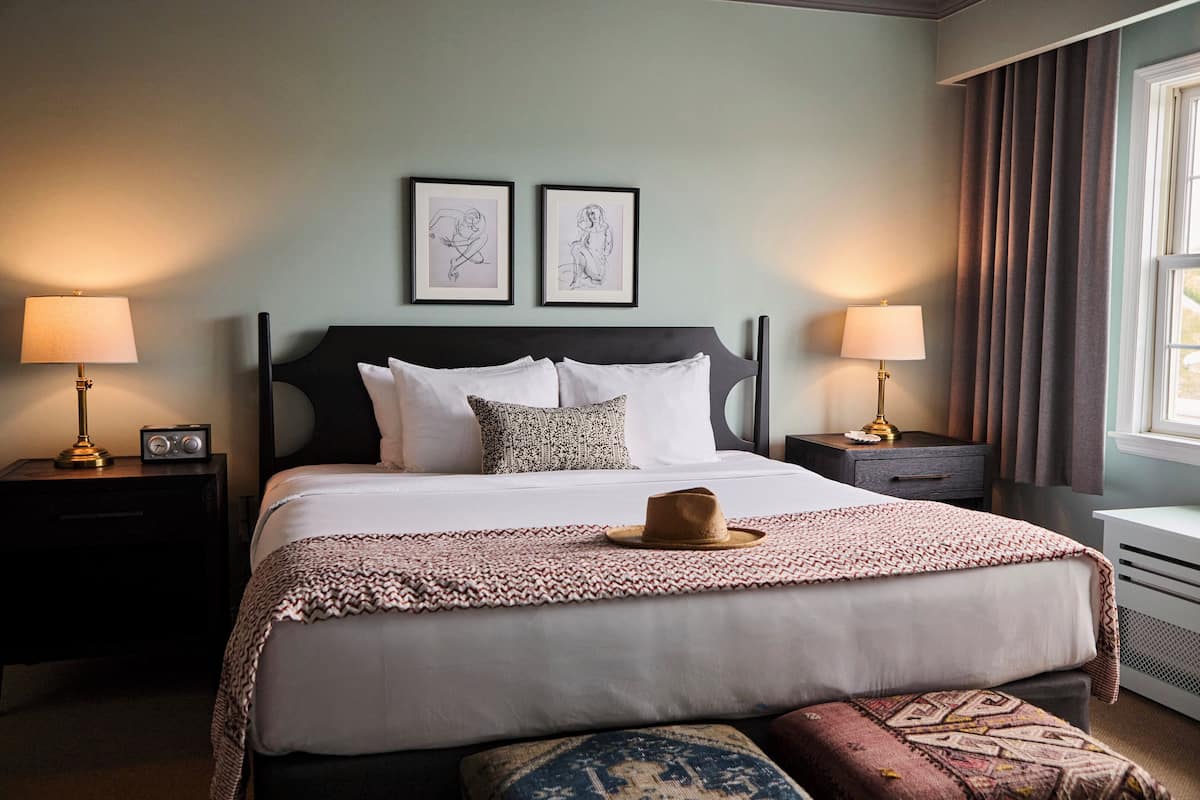 Phòng Suite, 1 phòng ngủ, hiên, quang cảnh cảng | Bộ trải giường bằng vải Frette của Ý, bộ đồ giường cao cấp