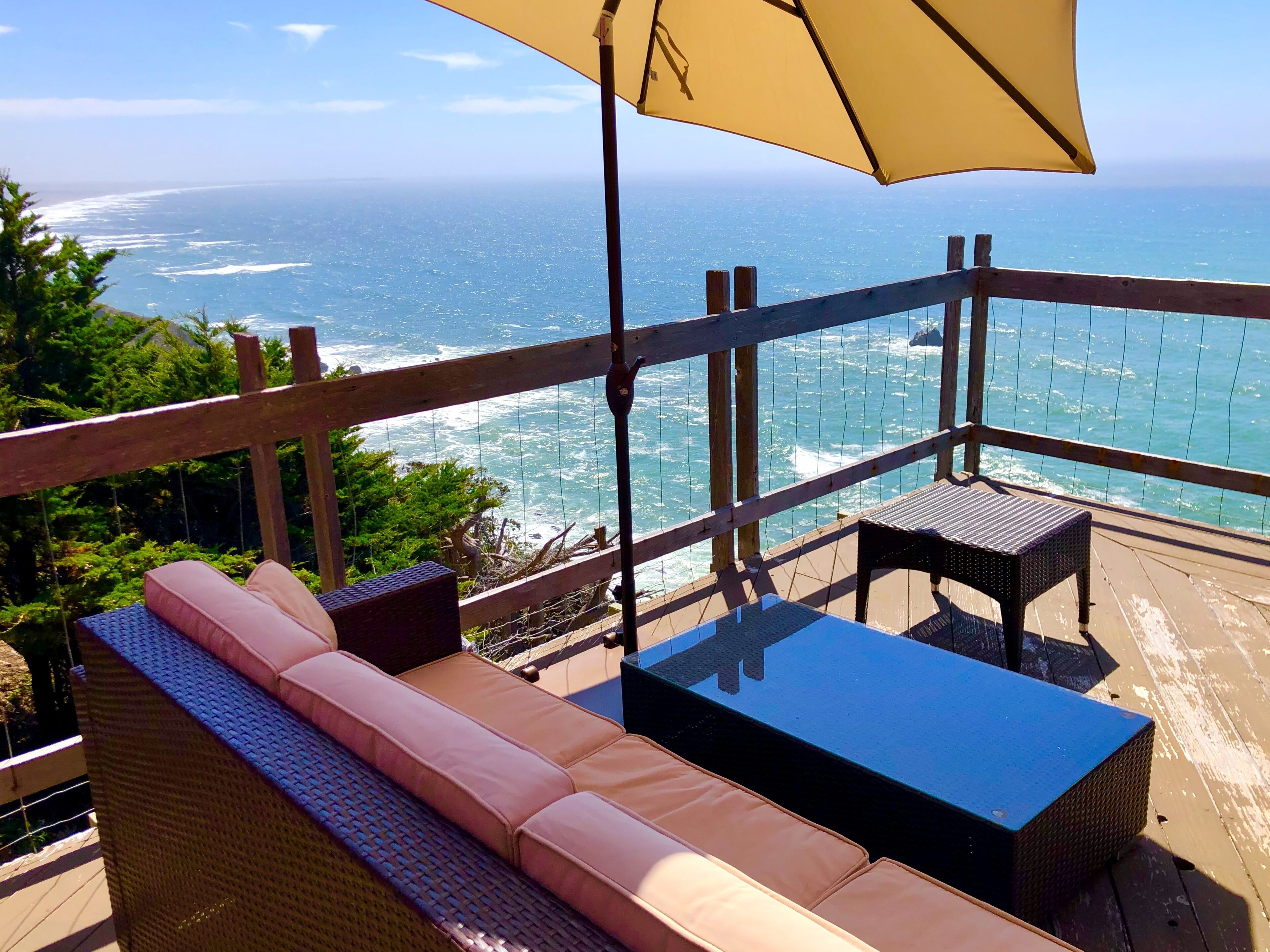 Unparalleled, sweeping, front row views of the Northern California coastline...