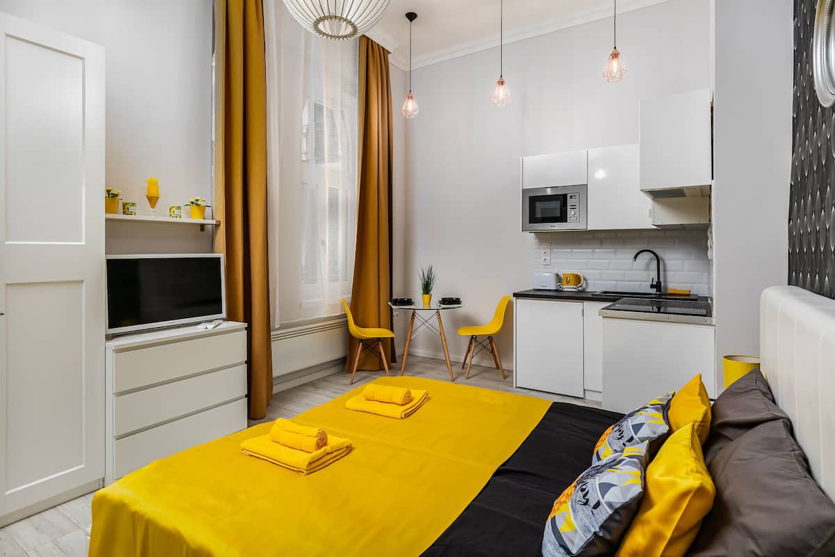 1 sovrum, strykjärn/strykbräda, gratis wi-fi och sängkläder