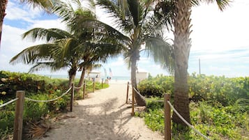 On the beach