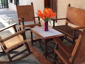 Área de estar no saguão