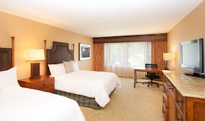 In-room safe, desk, laptop workspace, blackout curtains - Lake Arrowhead Resort and Spa (Lake Arrowhead)