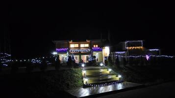 Front of property – evening/night