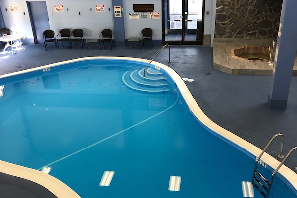 Indoor pool, a heated pool