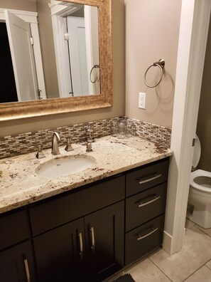 Hair dryer, towels