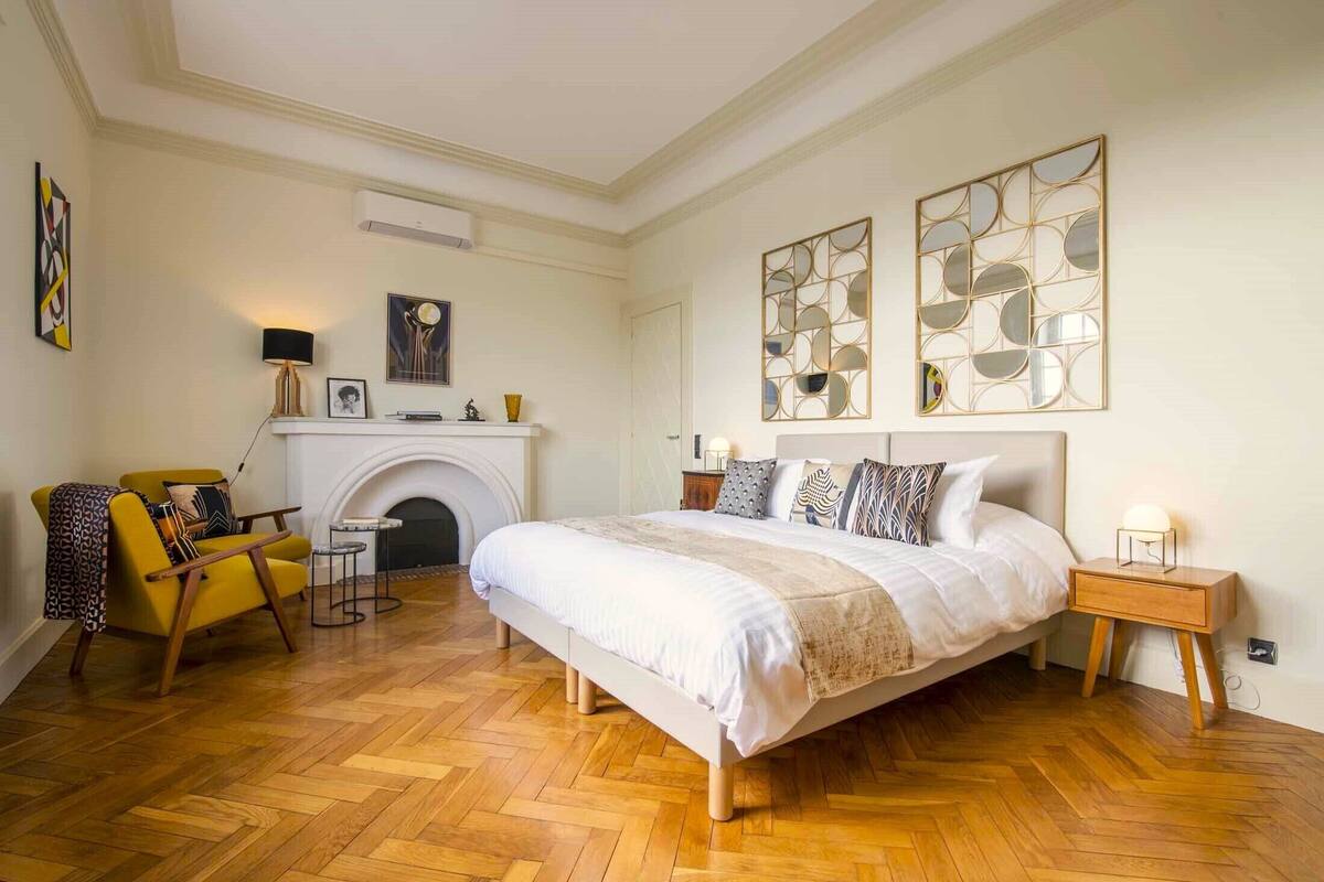 Dobbeltrom – deluxe, privat bad, kanalutsikt (Chambre 3) | Wi-fi (inkludert)