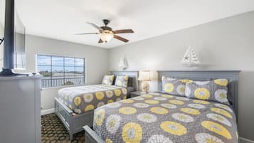 2 bedrooms, iron/ironing board, travel cot, WiFi