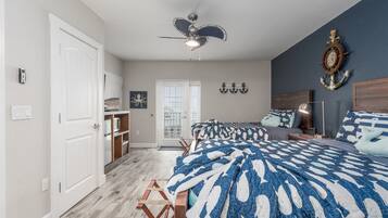 2 habitaciones, tabla de planchar con plancha, cuna de viaje y wifi